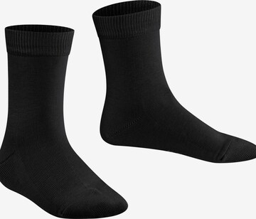 FALKE Socks 'Family' in Black: front