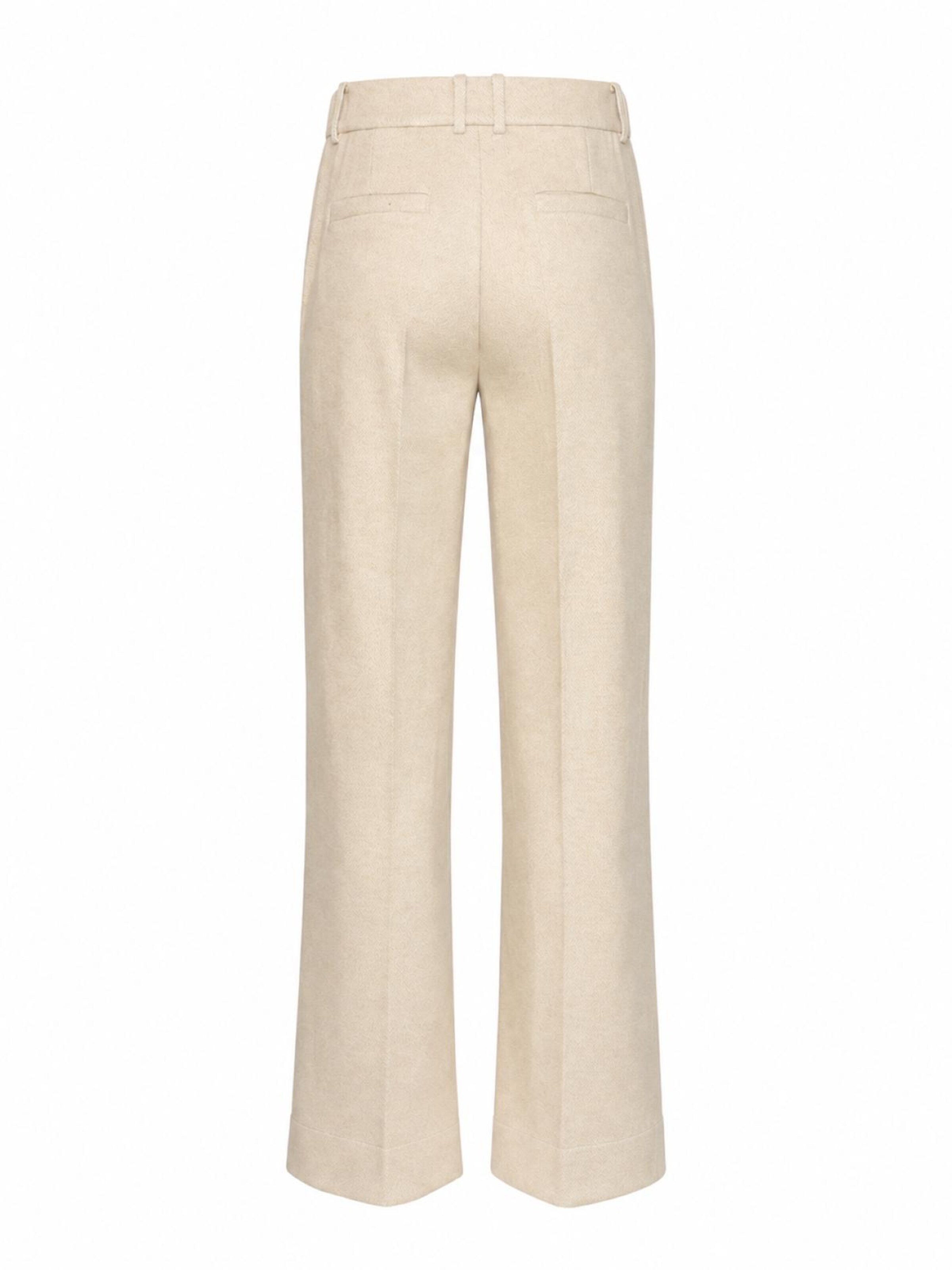 Smashed Lemon Regular Trousers in Beige