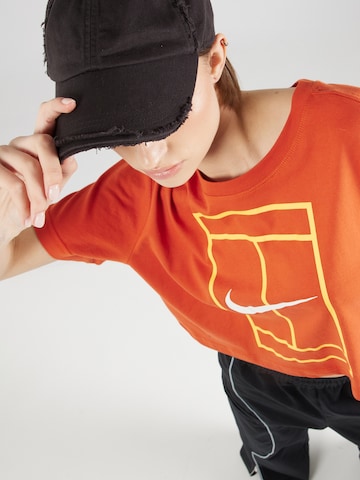NIKETehnička sportska majica 'HERITAGE' - narančasta boja