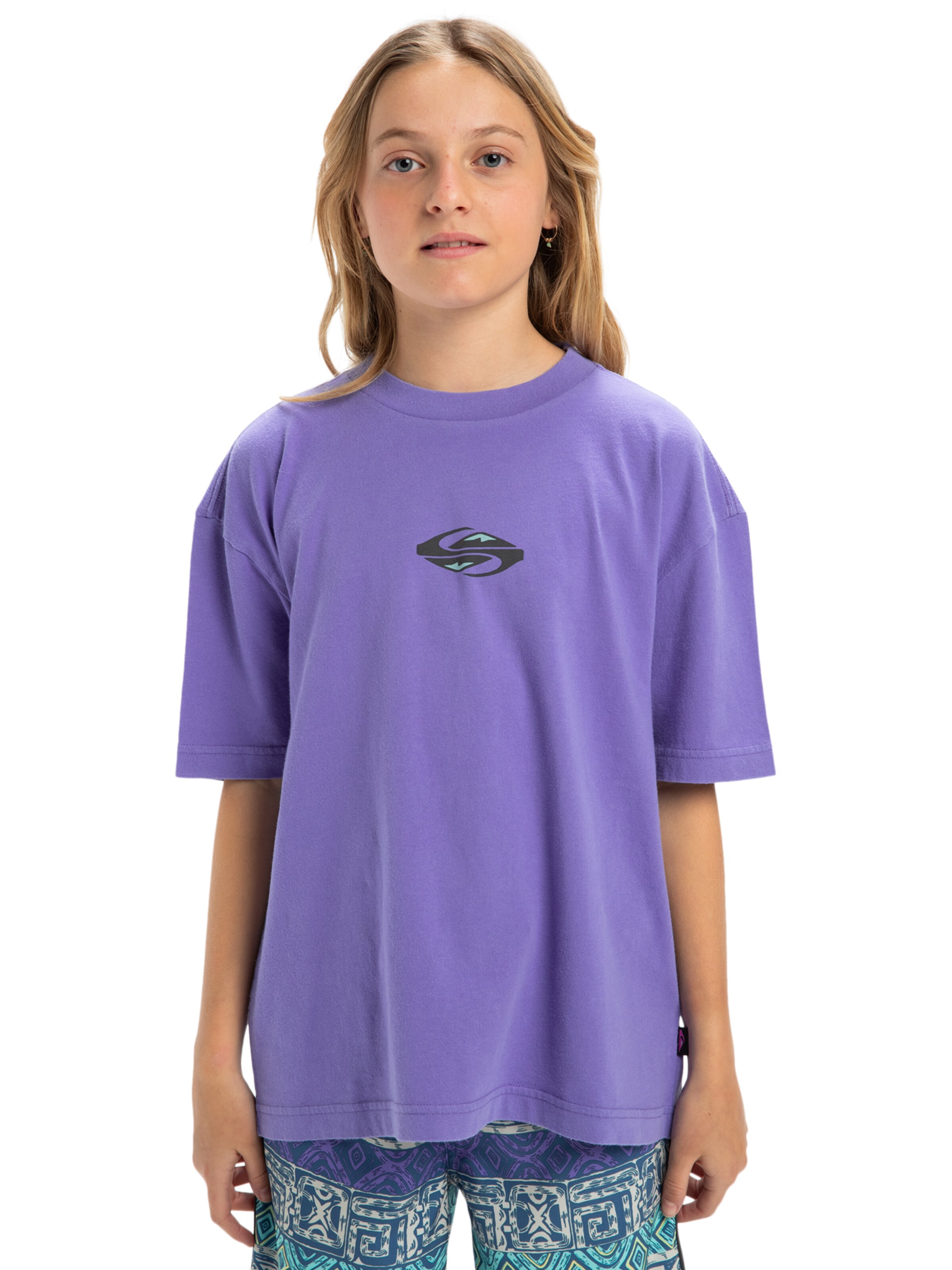 T-Shirt 'Global Heat' QUIKSILVER en violet : devant