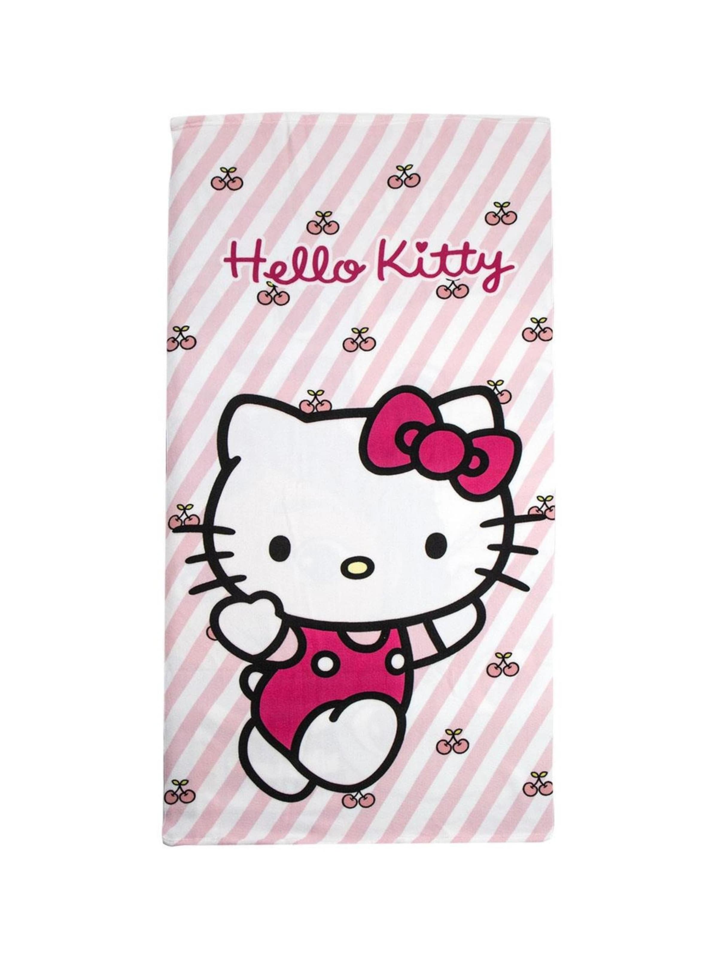 Cerdá Beach Towel 'HANDTUCH POLYESTER HELLO KITTY' in Pink: front