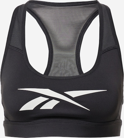 Reebok Sport Sport-BH in schwarz / weiß, Produktansicht