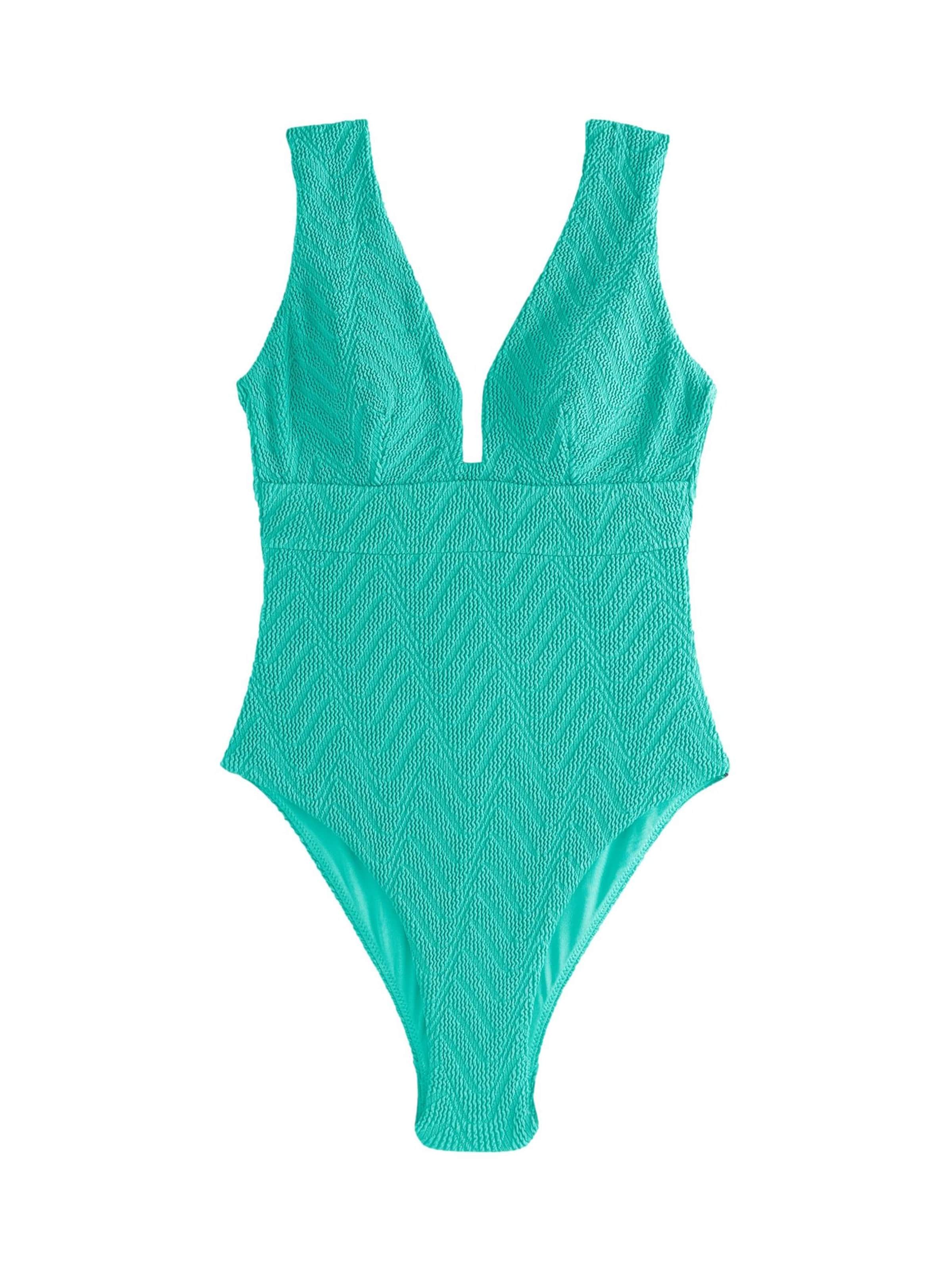 NextJednodijelni kupaći kostim - zelena boja: prednji dio