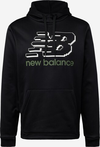 new balance Sports sweatshirt 'Tenacity' in Black: front