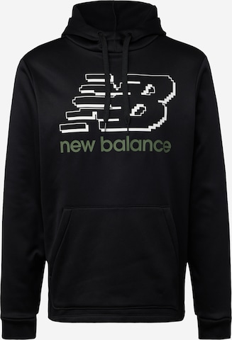 new balance Sportsweatshirt 'Tenacity' in Schwarz: predná strana