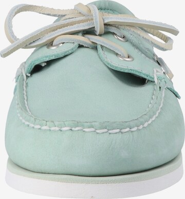 TIMBERLAND Moccasins 'Classic Boat Amherst 2 Eye' in Green