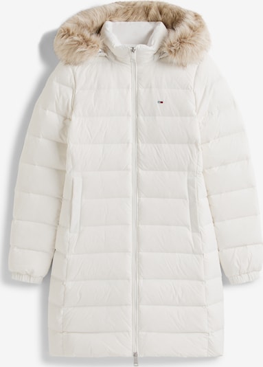 Tommy Jeans Prechodný kabát 'ESSENTIAL' - béžová / biela, Produkt