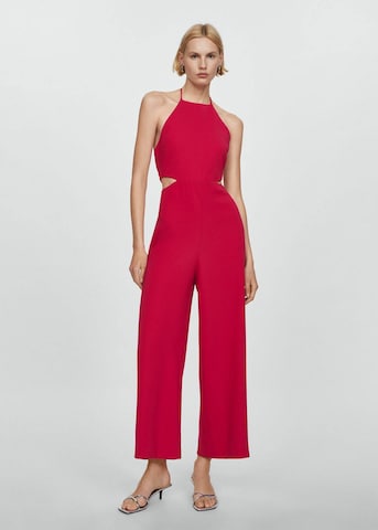 MANGO Jumpsuit in Pink: front