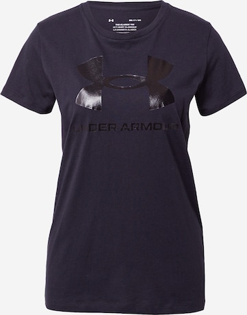 UNDER ARMOUR - Camisa funcionais em preto: frente