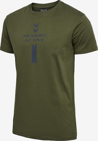 T-Shirt 'Active' Hummel en vert