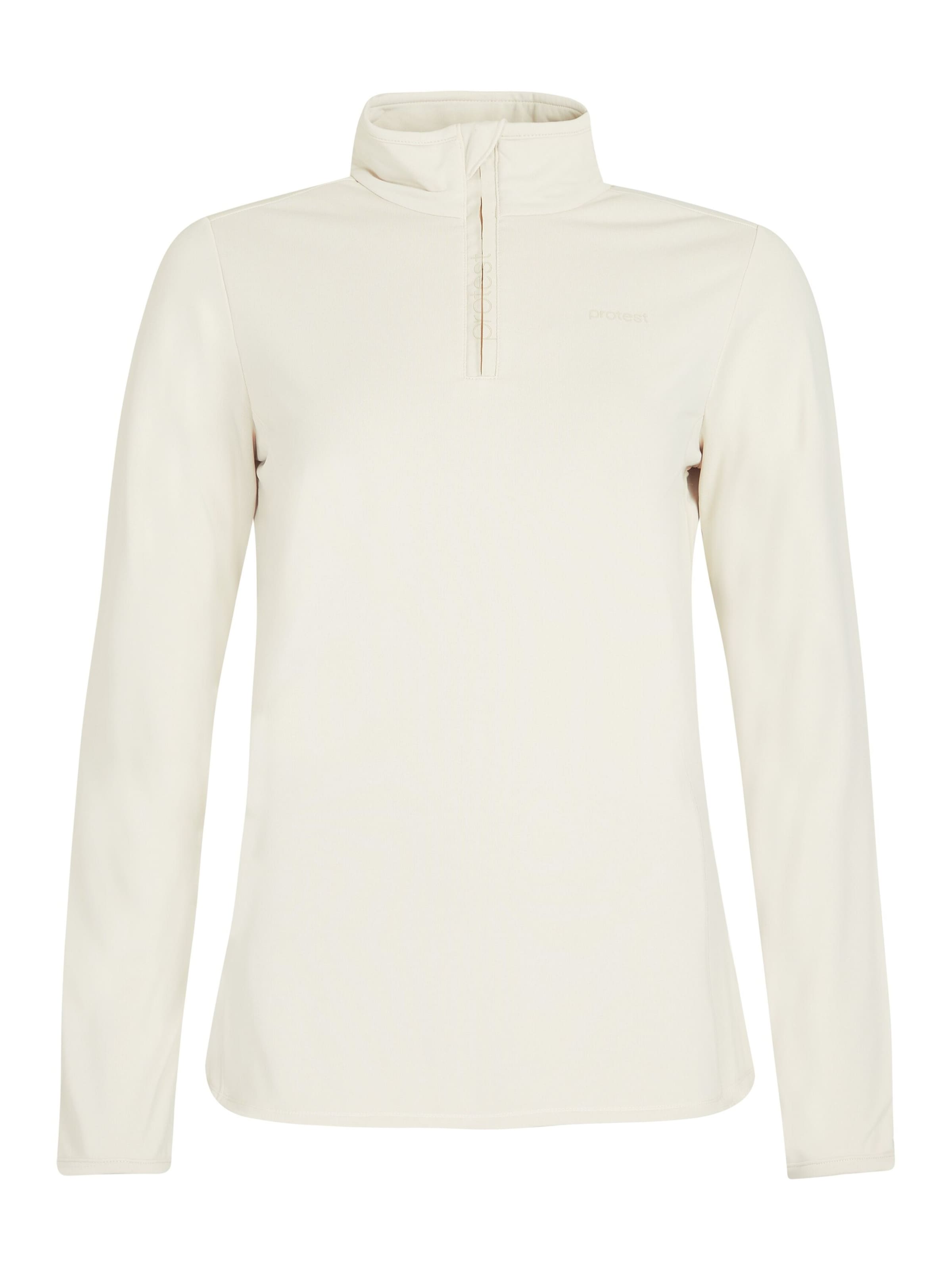 PROTEST Sportsweatshirt 'REFABRIZ'‌‌ in Weiß: Vorderseite