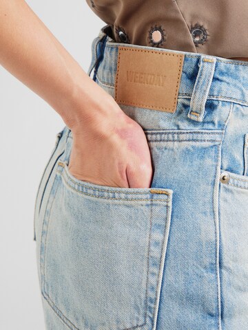 WEEKDAY Regular Jeans 'Rowe' in Blau