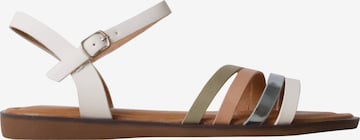 POTI PATI Sandale 'Flache Sandalen mit Riemchen' in Weiß: Vorderseite