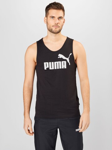 PUMA - Camiseta funcional en negro: frente