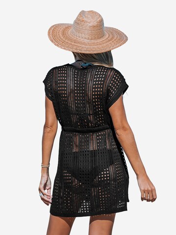 Cupshe Beach Dress in Black