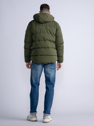 Petrol Industries Between-season jacket 'Northbrook' in Green
