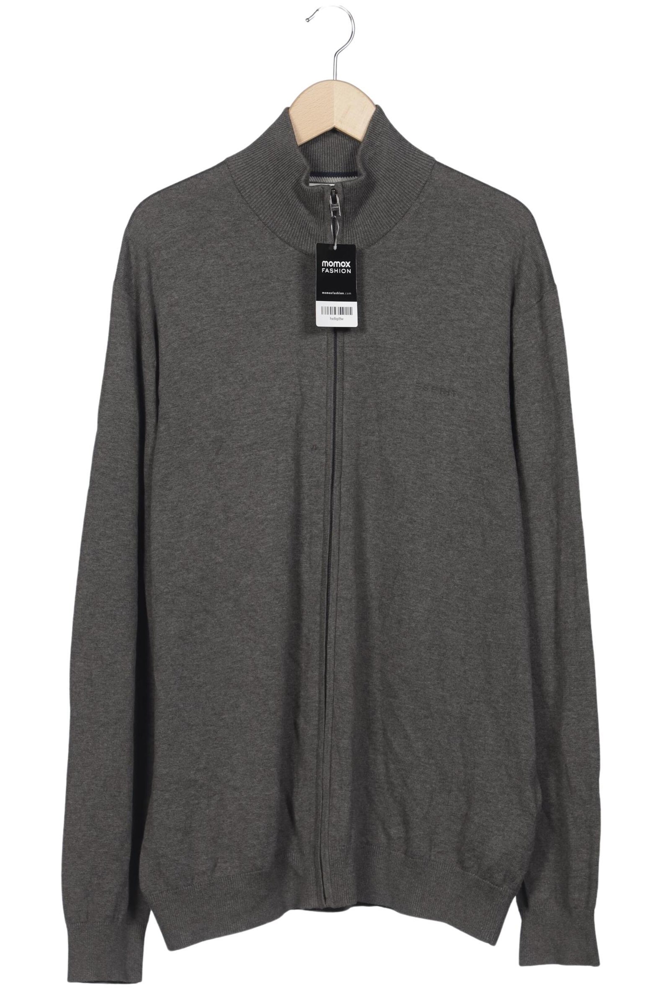 ESPRIT Strickjacke XXL in Grau: Vorderseite