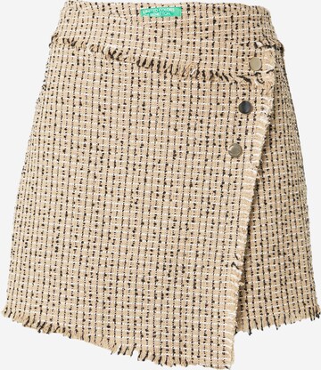 UNITED COLORS OF BENETTON Skirt in Beige: front