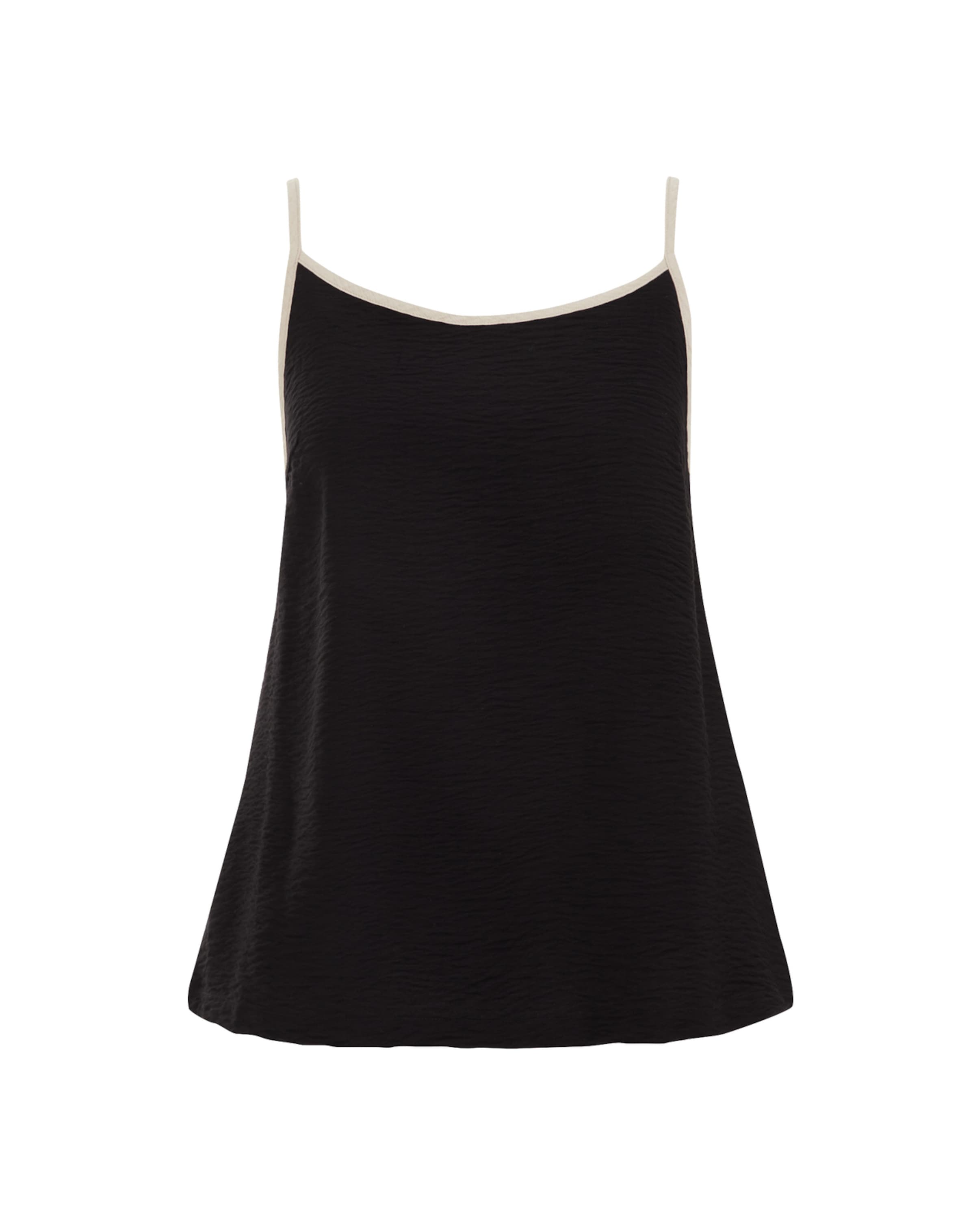 WE Fashion Top w kolorze czarny: przód