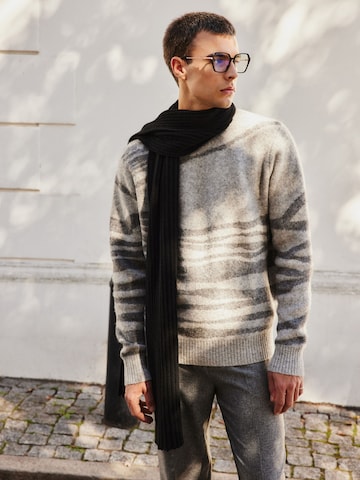 Guido Maria Kretschmer Men Sweater 'Henry' in Grey: front