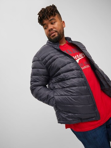 Jack & Jones Plus Prechodná bunda 'Hero' - Čierna