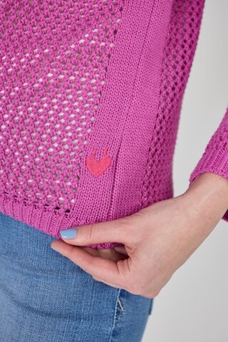 LIEBLINGSSTÜCK Knit Cardigan 'Eduada' in Pink