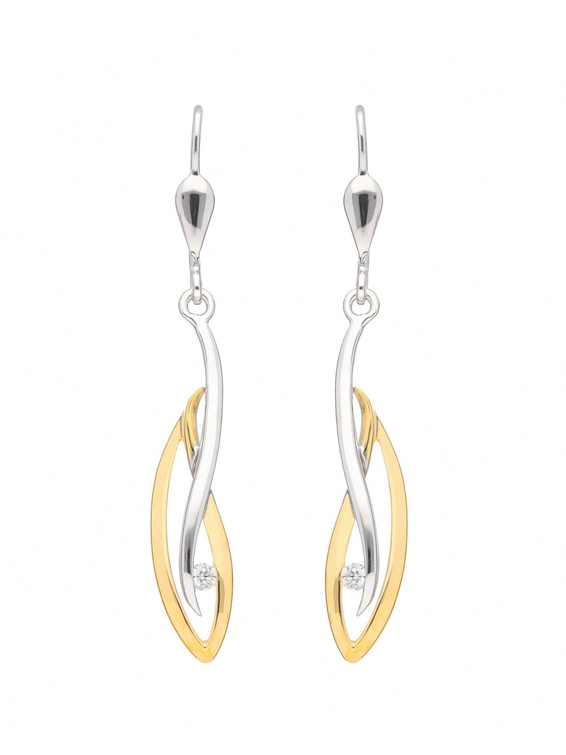 Adelia´s Ohrringe in Gold: Vorderseite