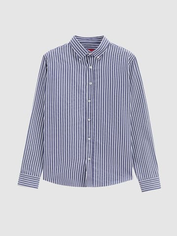 D’S Damat Overhemd in Blauw: voorkant