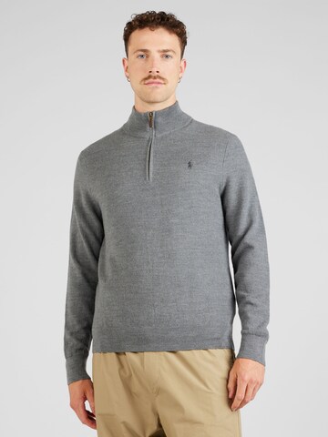 Pull-over Polo Ralph Lauren en gris : devant