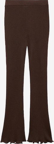 MANGO Levenevä Housut 'Marylin' värissä ruskea: etupuoli