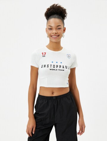 Koton Shirt in Wit: voorkant
