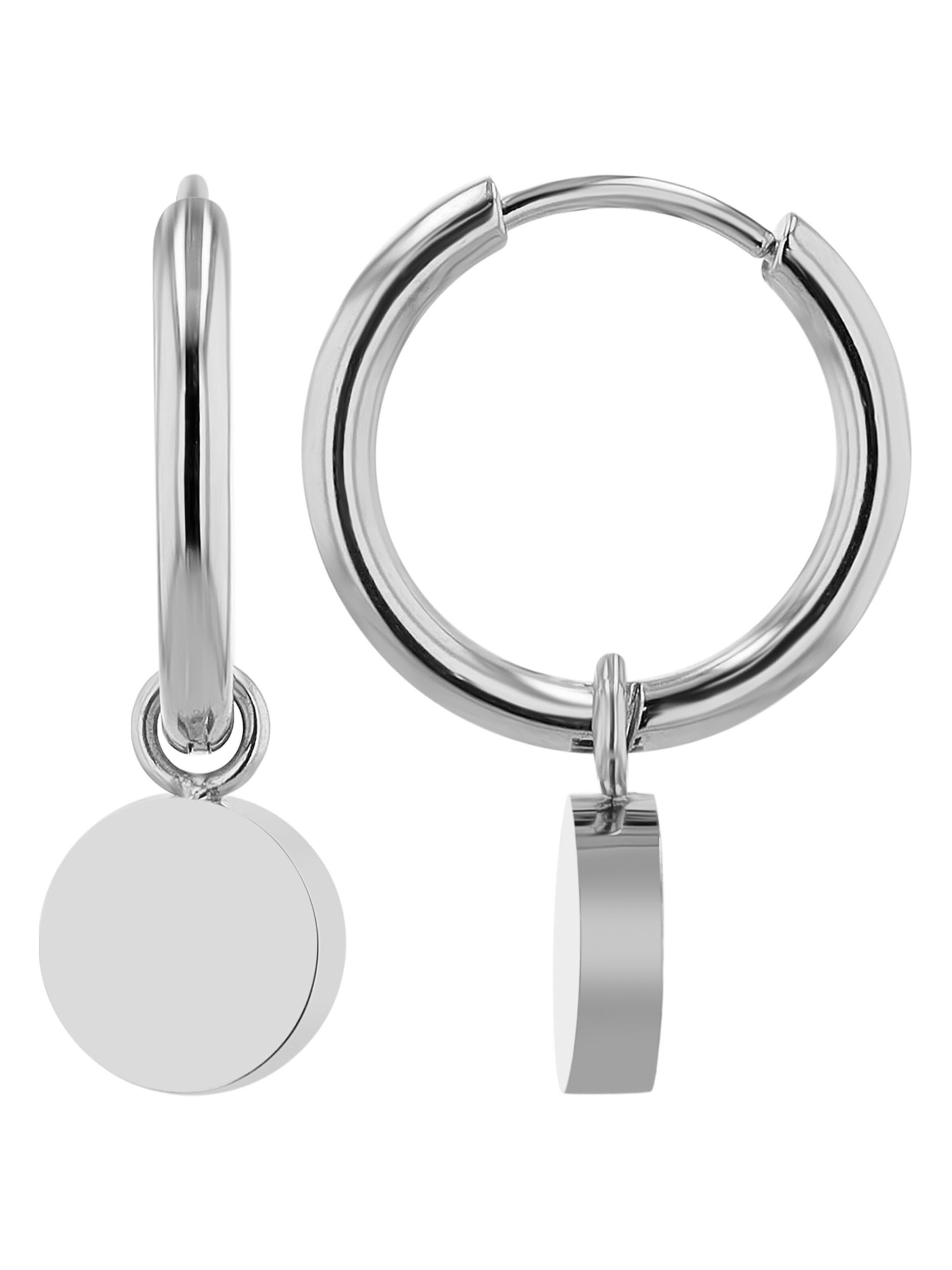 Akzent Ohrringe‌‌‌‌‌‌ in Silber: Vorderseite