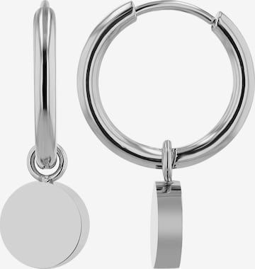 Akzent Ohrringe in Silber: Vorderseite