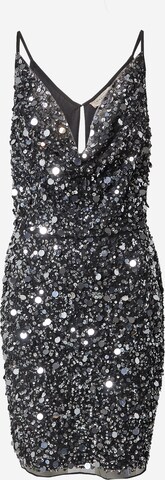 LACE & BEADS Cocktail Dress 'Millie' in Black: front