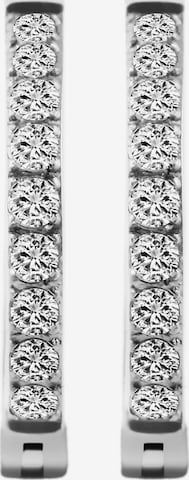 Akzent Earrings 'Sina, langlebig' in Silver: front
