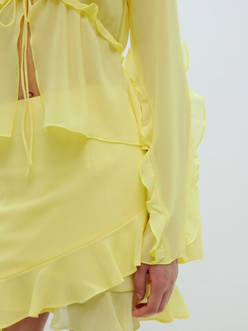 Camicia da donna 'Ingrid' di EDITED in giallo