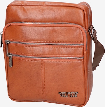 Northampton Polo Club Schoudertas in Bruin: voorkant
