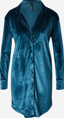 Chemise de nuit Hunkemöller en bleu : devant