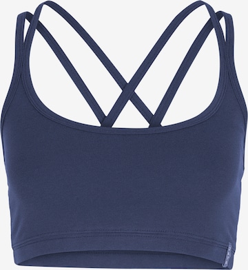 Jaya Push-up Sports Bra in Blue: front