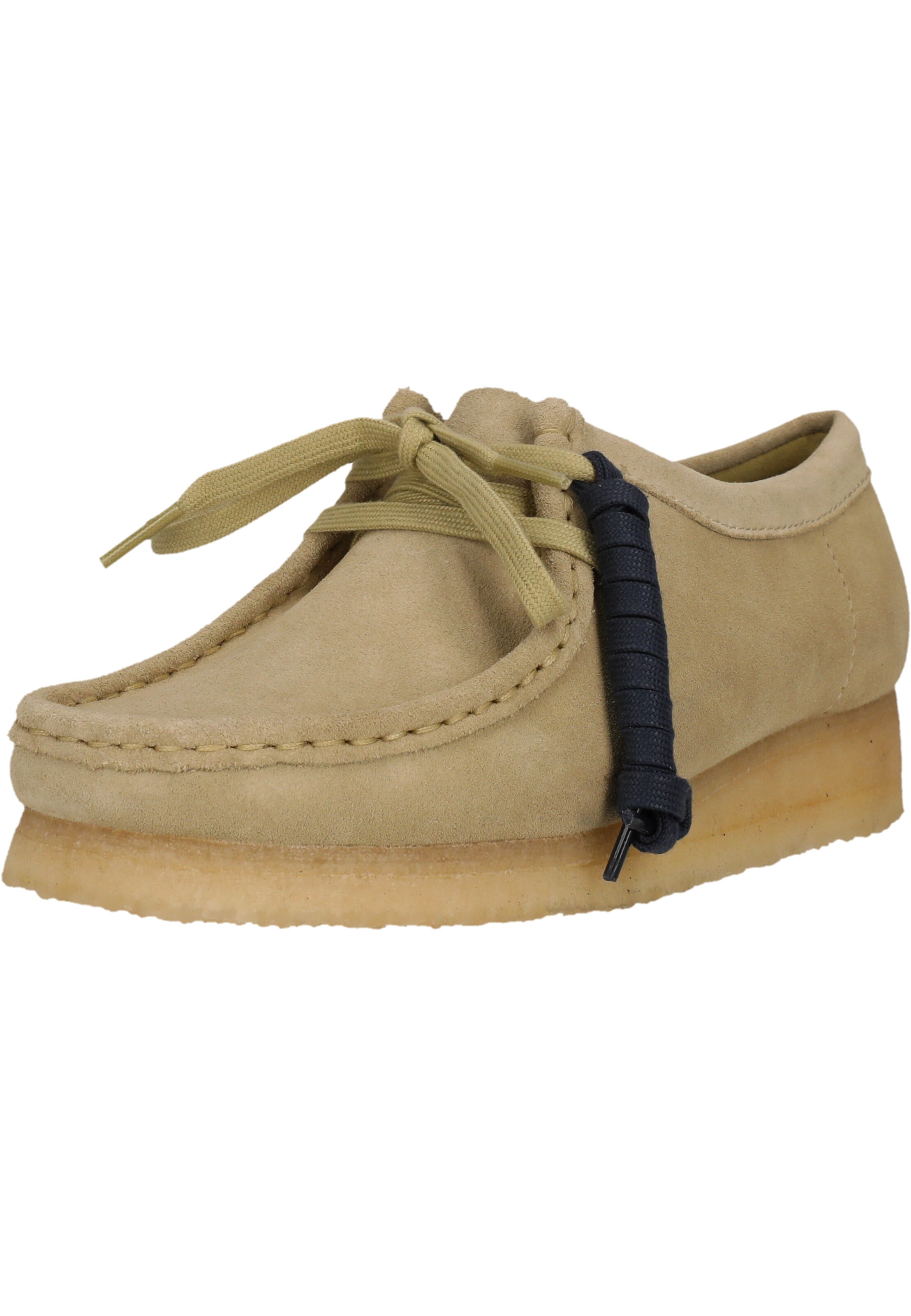CLARKS Mokassin 'Wallabee' in Beige: Vorderseite