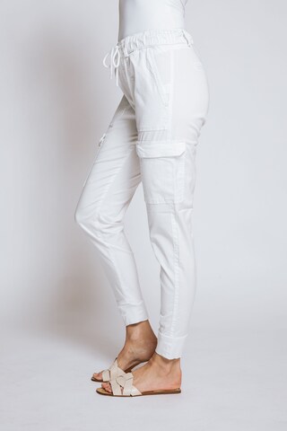 Zhrill Slim fit Cargo Pants in White