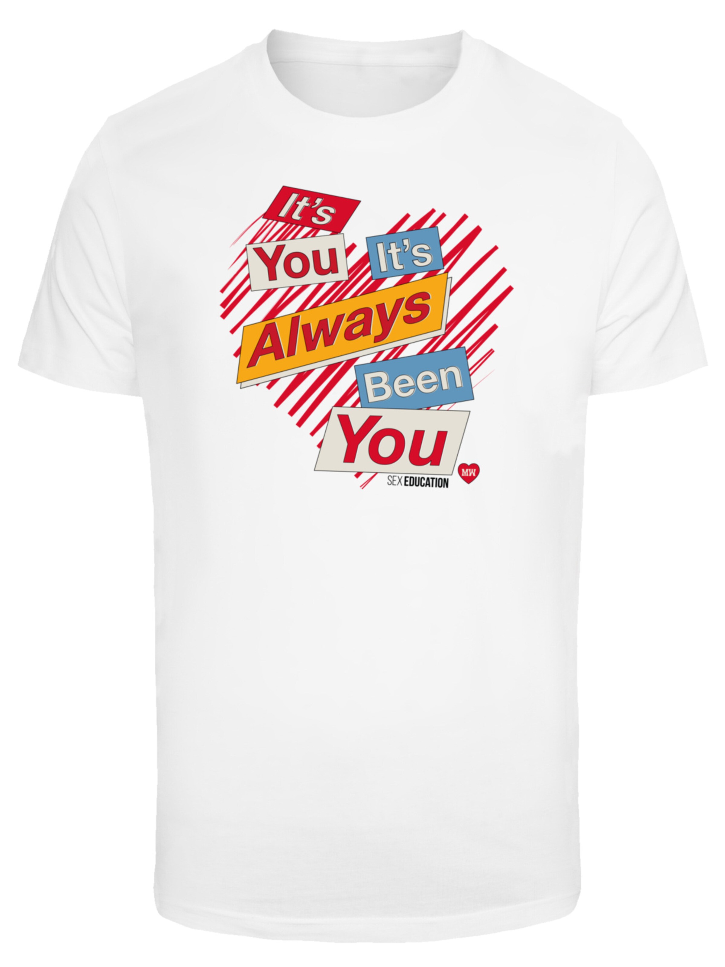 F4NT4STIC T-Shirt 'Sex Education It's Always You Netflix TV Series' in Weiß: Vorderseite