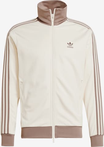 Veste de survêtement 'Adicolor Classics Beckenbauer' ADIDAS ORIGINALS en blanc : devant