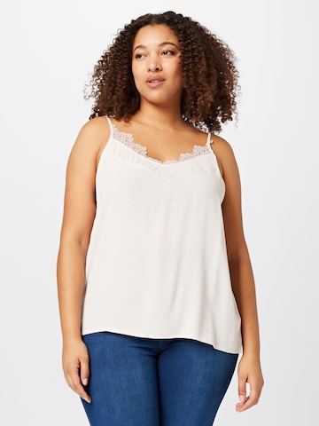 ABOUT YOU Curvy Top 'Rabea' in Pink: front