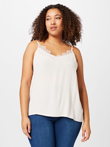 ABOUT YOU Curvy Top 'Rabea' - rózsaszín: elől