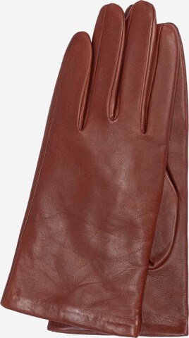 Gretchen Full Finger Gloves in Brown: front