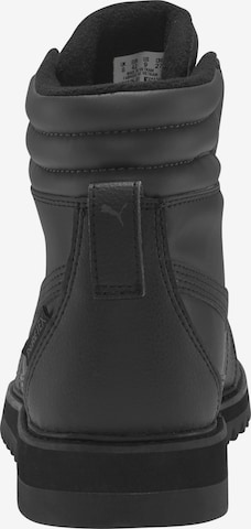 PUMA Lace-Up Boots in Black