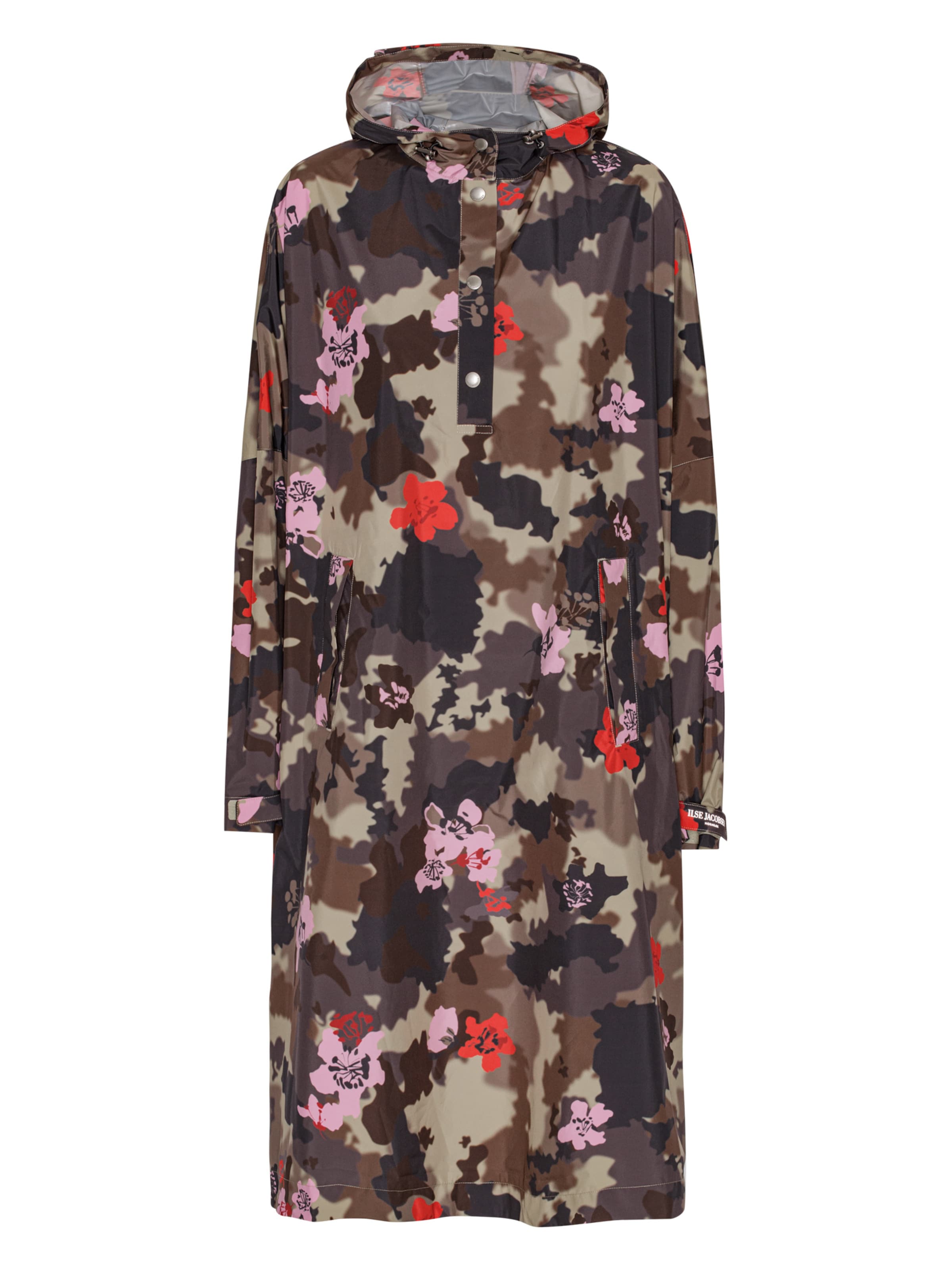 ILSE JACOBSEN Functionele mantel in Gemengde kleuren: voorkant