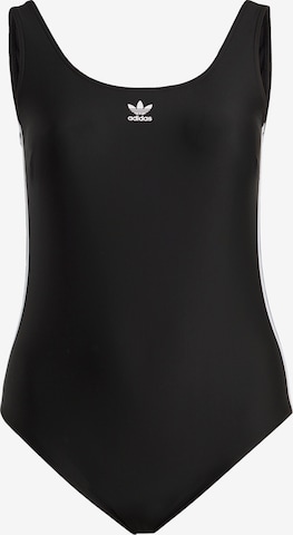 Bustier Maillot de bain 'Adicolor 3-Streifen' ADIDAS ORIGINALS en noir : devant