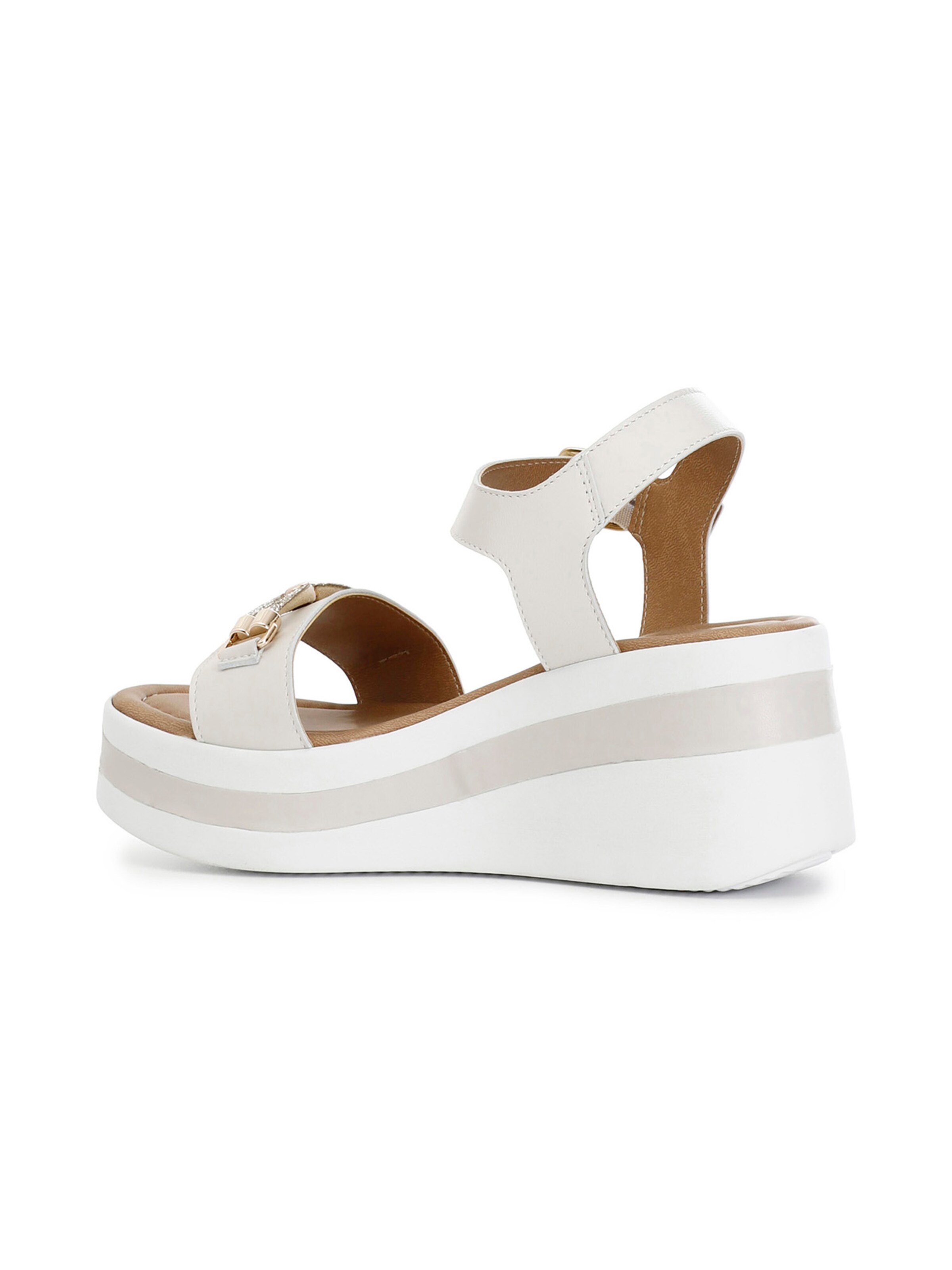 Sandalo di CAFè NOIR in bianco